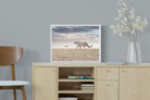 Leopard Prowl-Wall_Art-60 x 45cm-Mounted Canvas-White-Pixalot