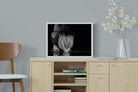 Lion Lake-Wall_Art-60 x 45cm-Mounted Canvas-White-Pixalot