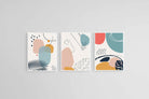 Matisse Style Set-Wall_Art-45 x 60cm (x3)-Mounted Canvas-White-Pixalot