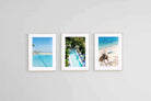 Miami Beach House Set-Wall_Art-45 x 60cm (x3)-Framed Print-Wood-Pixalot