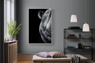 Monochromatic Rhino-Wall_Art-120 x 180cm-Mounted Canvas-Wood-Pixalot