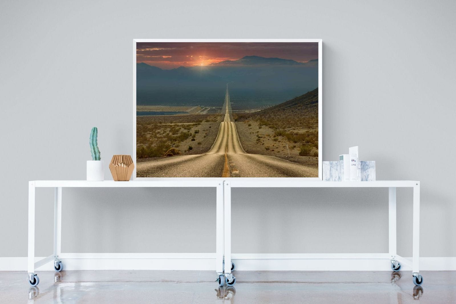 My Way-Wall_Art-120 x 90cm-Mounted Canvas-White-Pixalot