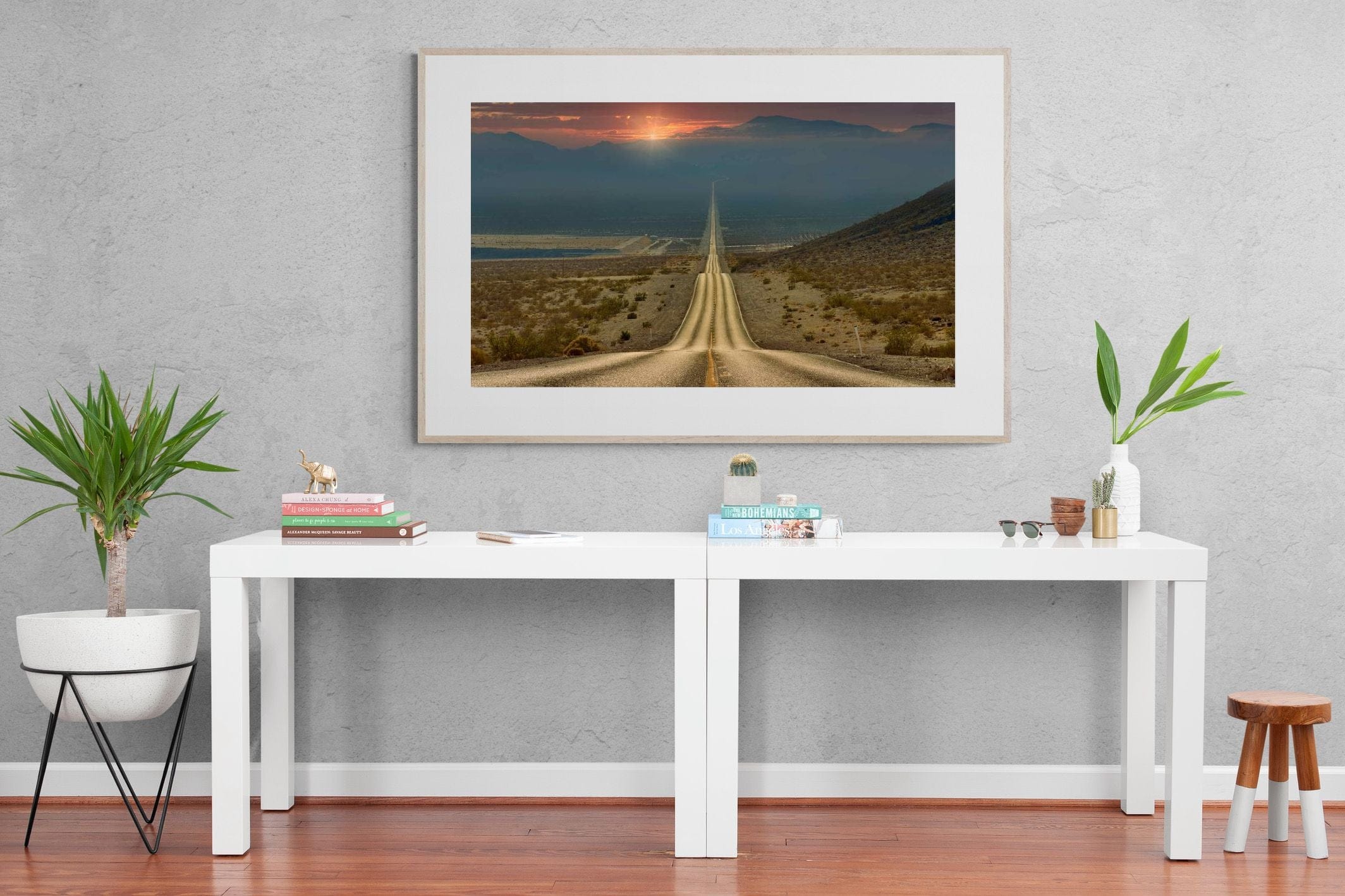 My Way-Wall_Art-150 x 100cm-Framed Print-Wood-Pixalot