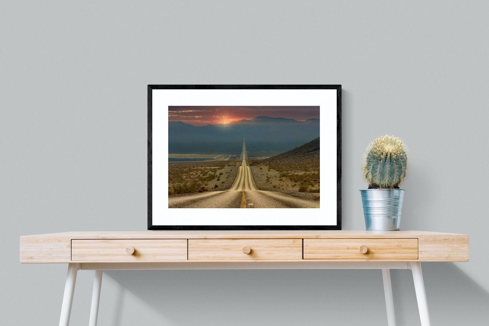 My Way-Wall_Art-80 x 60cm-Framed Print-Black-Pixalot