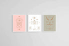 Mystical Set-Wall_Art-45 x 60cm (x3)-Mounted Canvas-White-Pixalot