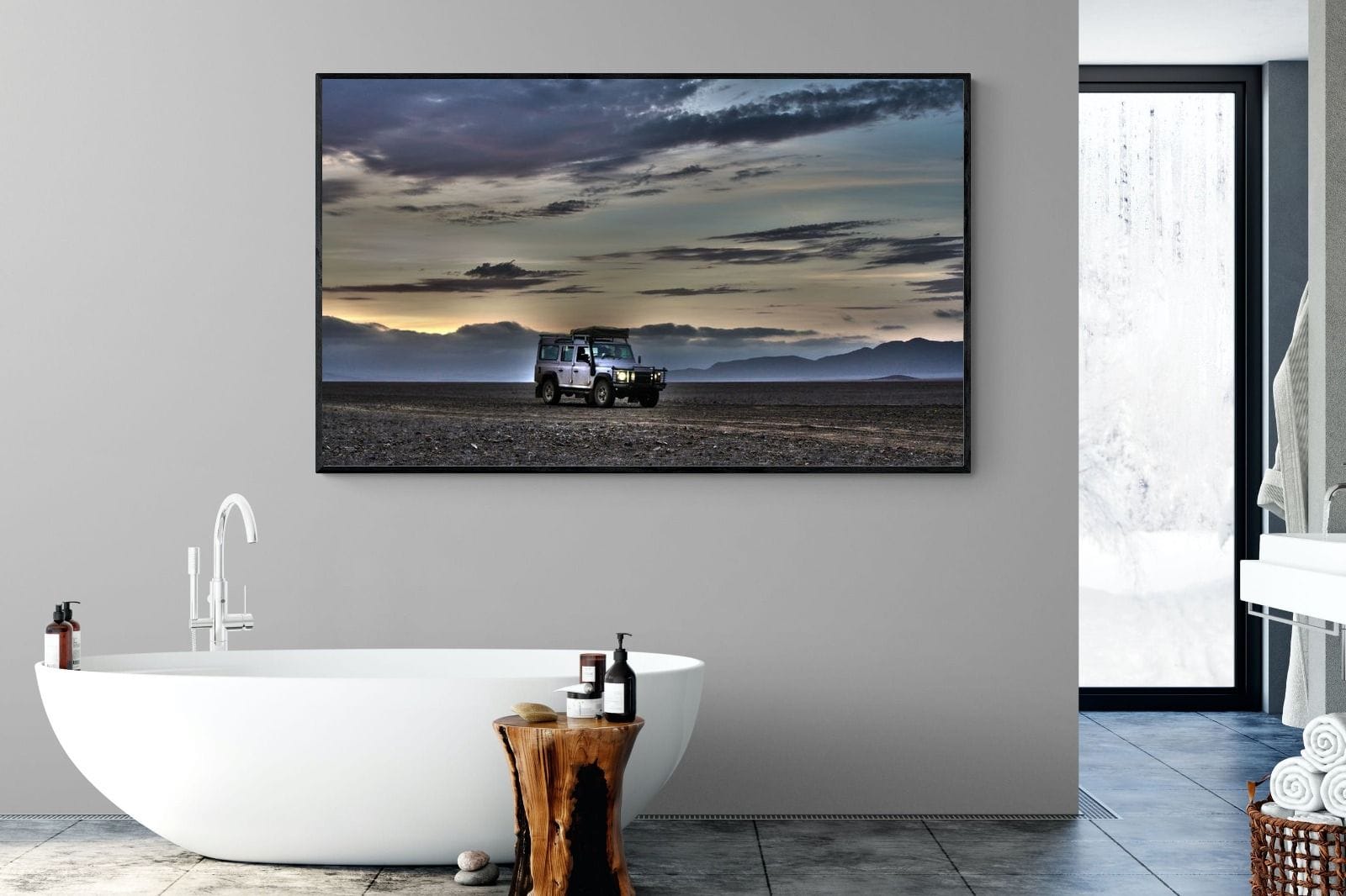 Namibian Defender-Wall_Art-180 x 110cm-Mounted Canvas-Black-Pixalot