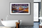 Nelson Mandela Bridge-Wall_Art-180 x 110cm-Framed Print-Black-Pixalot