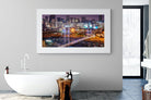 Nelson Mandela Bridge-Wall_Art-180 x 110cm-Framed Print-White-Pixalot