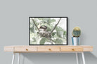 Nesting Bulbul-Wall_Art-80 x 60cm-Mounted Canvas-Black-Pixalot