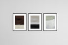 Night & Day Triptych-Wall_Art-45 x 60cm (x3)-Framed Print-Black-Pixalot