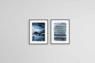 Oceanic Duality Set-Wall_Art-45 x 60cm (x2)-Framed Print-Black-Pixalot