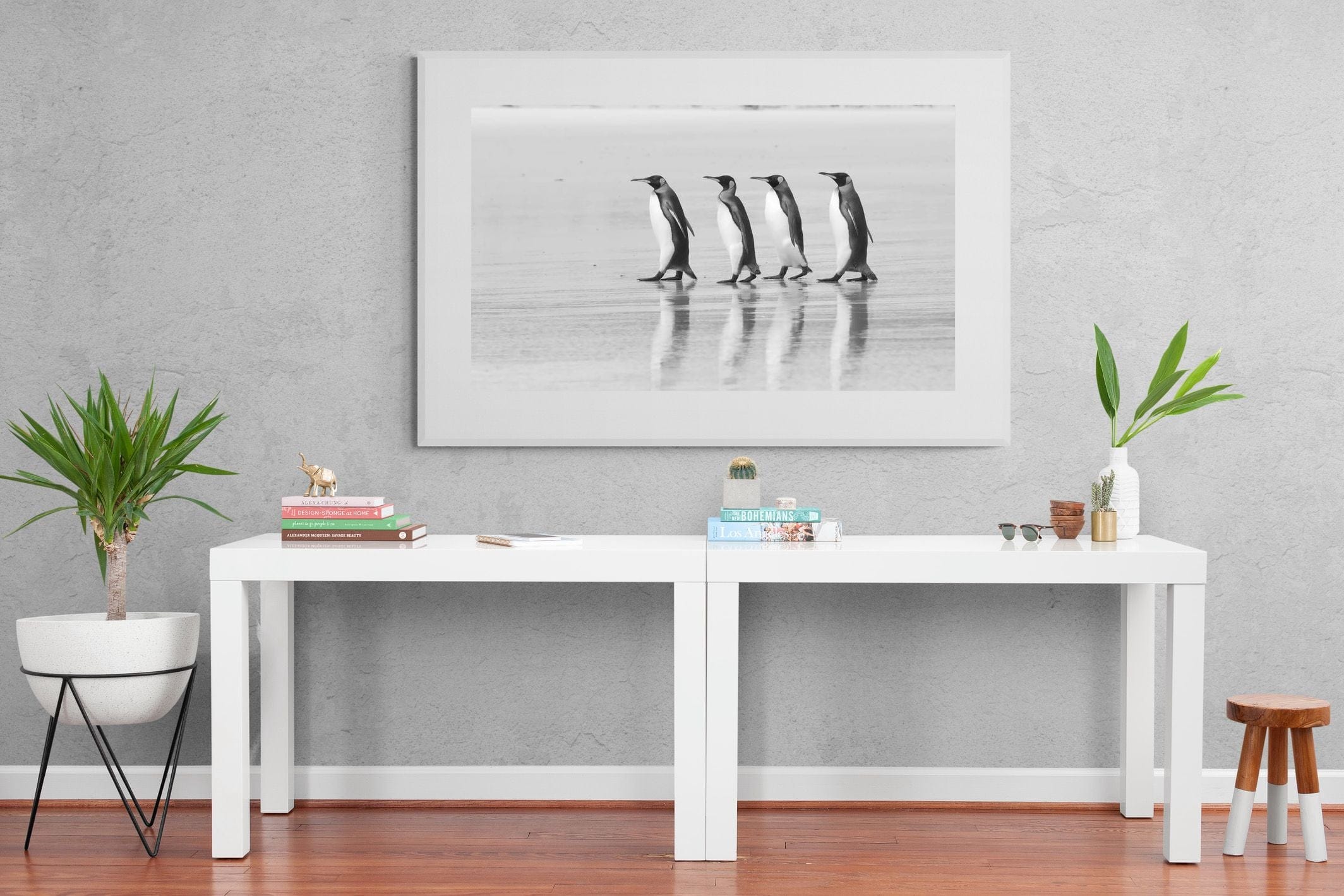 On Parade-Wall_Art-150 x 100cm-Framed Print-White-Pixalot