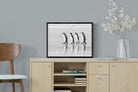 On Parade-Wall_Art-60 x 45cm-Mounted Canvas-Black-Pixalot