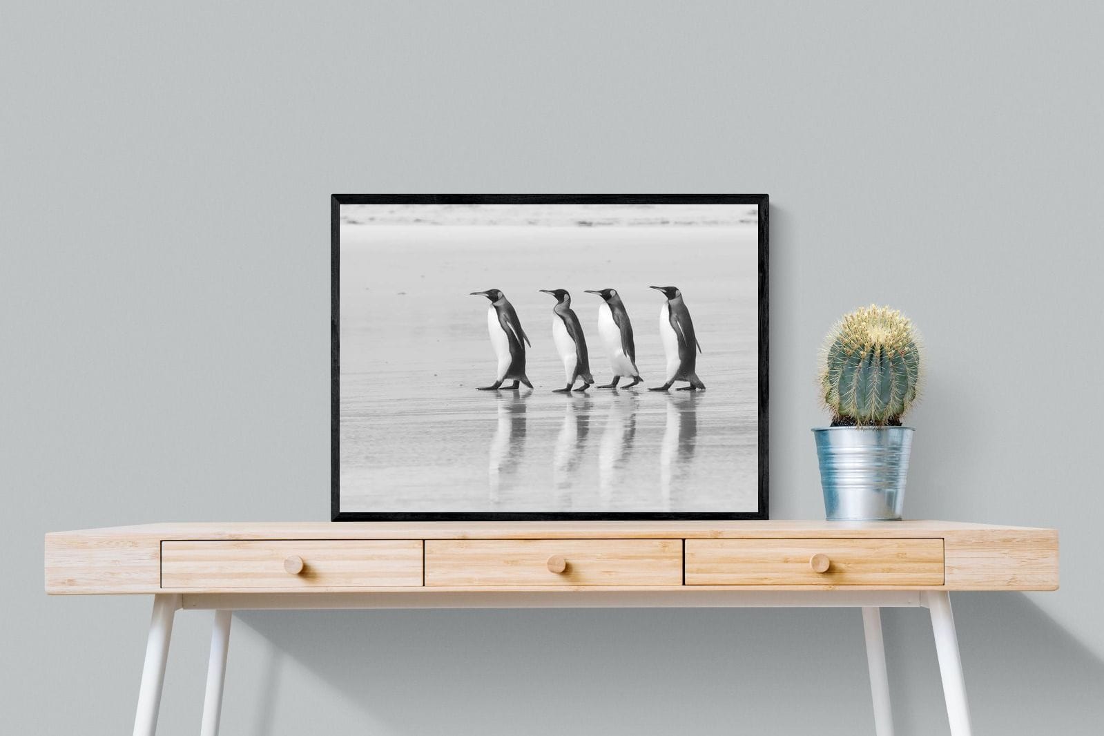 On Parade-Wall_Art-80 x 60cm-Mounted Canvas-Black-Pixalot