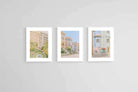 Pastel Portugal Set-Wall_Art-45 x 60cm (x3)-Framed Print-White-Pixalot