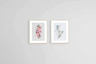 Petals Set-Wall_Art-45 x 60cm (x2)-Framed Print-Wood-Pixalot