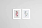 Petals Set-Wall_Art-45 x 60cm (x2)-Framed Print-White-Pixalot