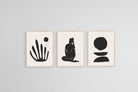 Poise Set-Wall_Art-45 x 60cm (x3)-Mounted Canvas-Wood-Pixalot