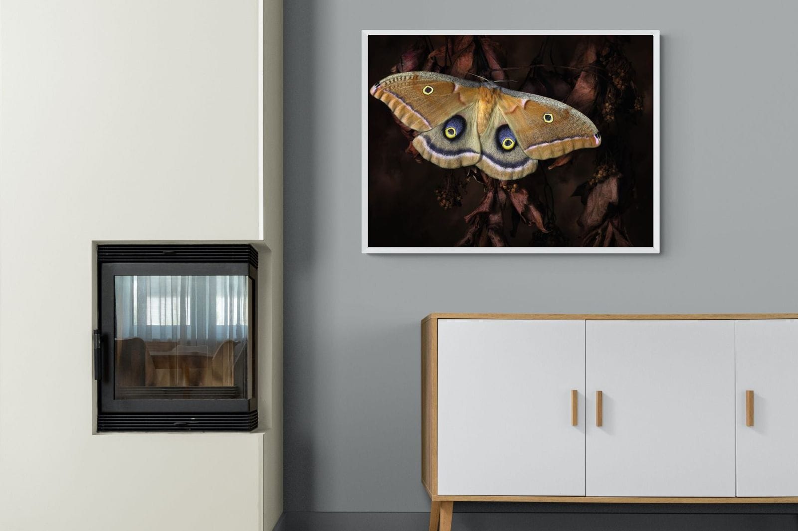 Polyphemus-Wall_Art-100 x 75cm-Mounted Canvas-White-Pixalot