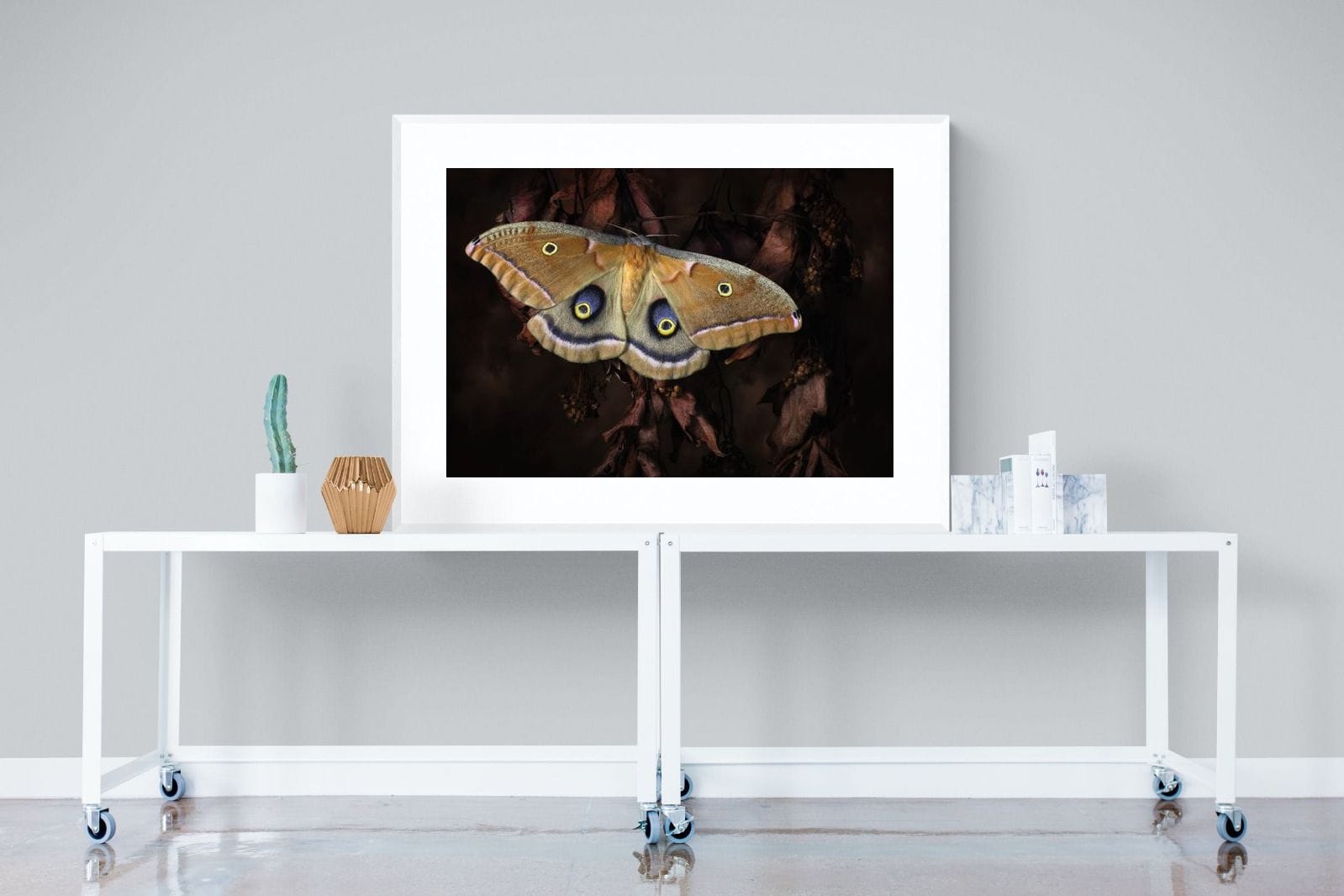 Polyphemus-Wall_Art-120 x 90cm-Framed Print-White-Pixalot