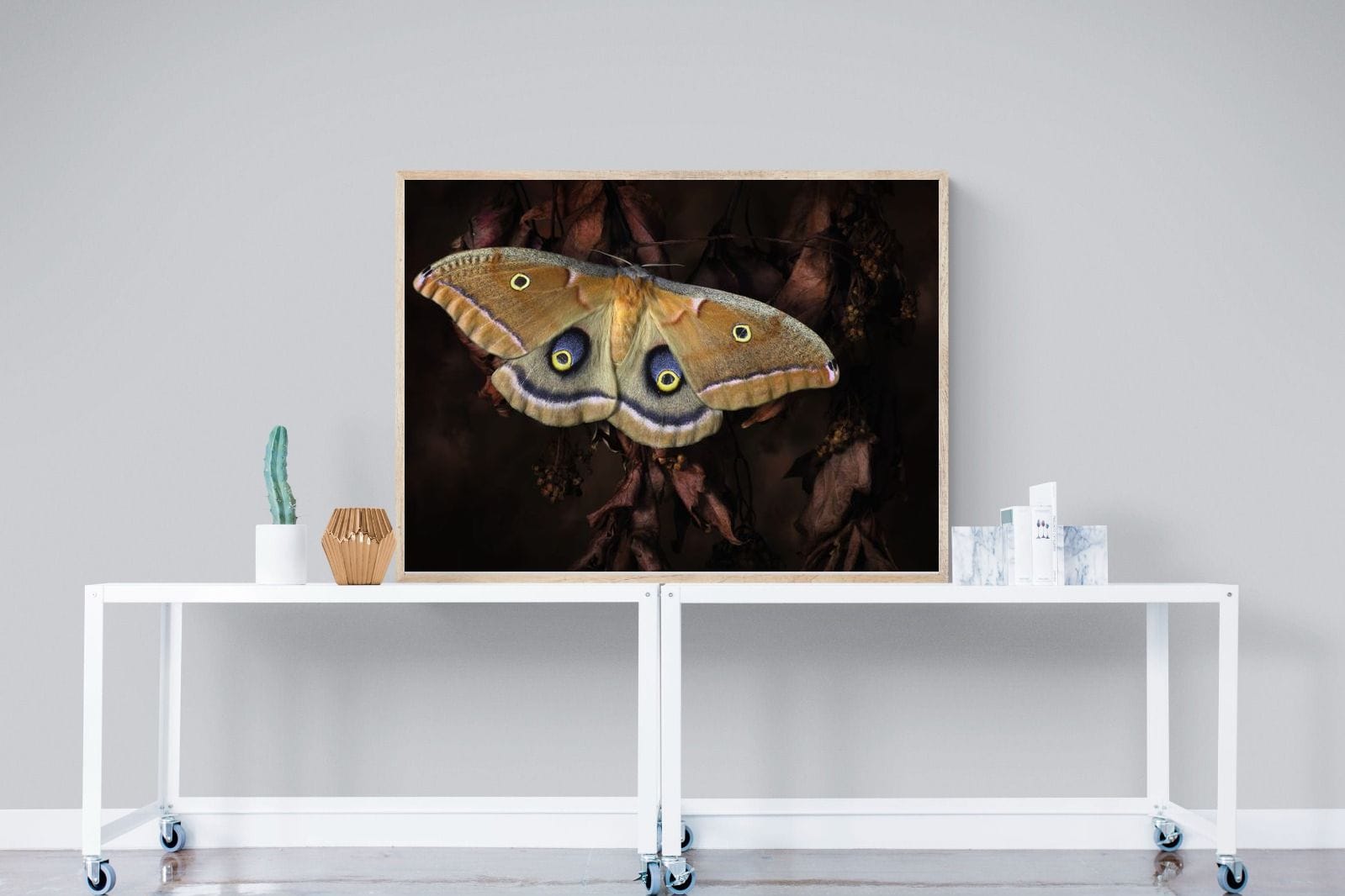 Polyphemus-Wall_Art-120 x 90cm-Mounted Canvas-Wood-Pixalot