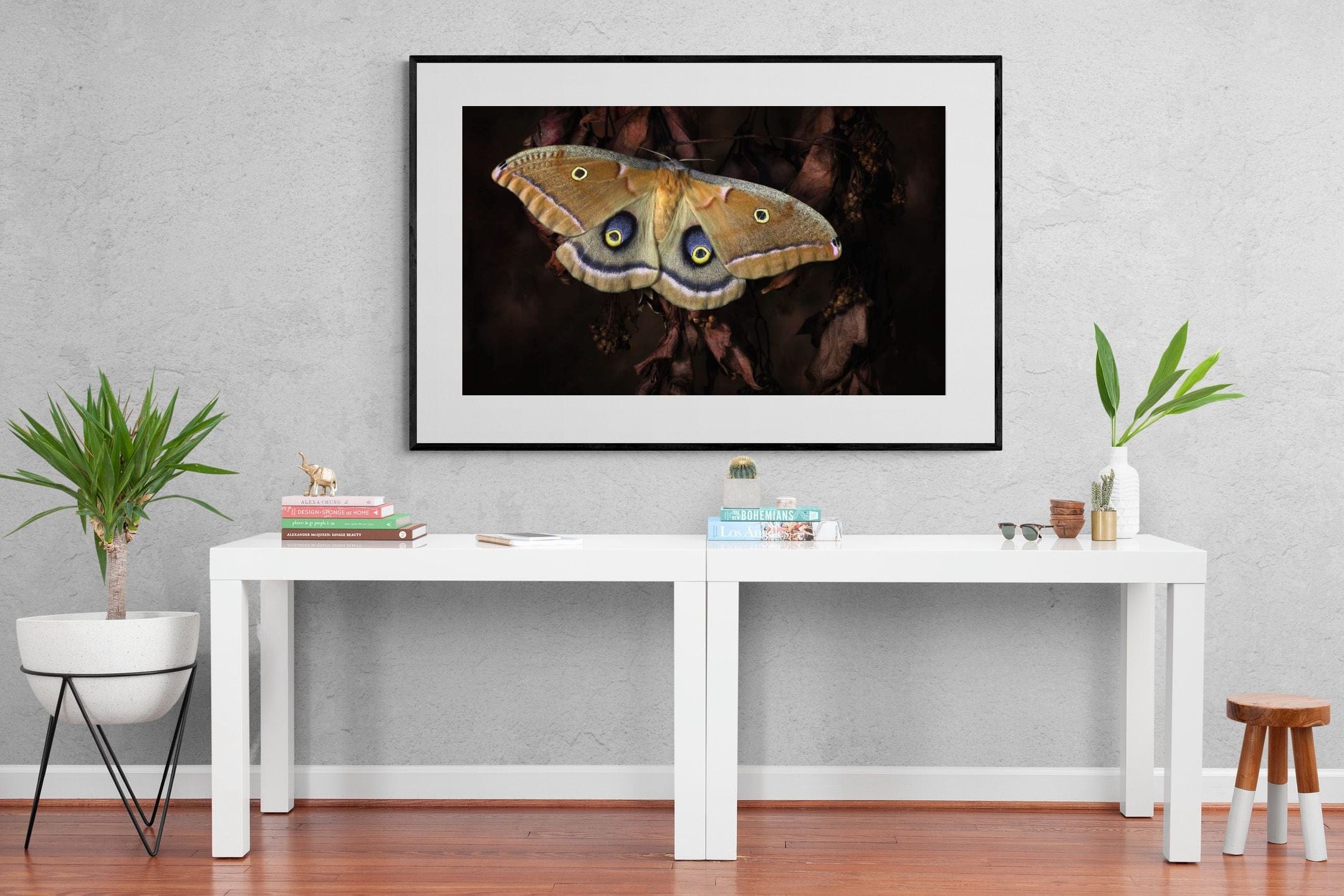 Polyphemus-Wall_Art-150 x 100cm-Framed Print-Black-Pixalot