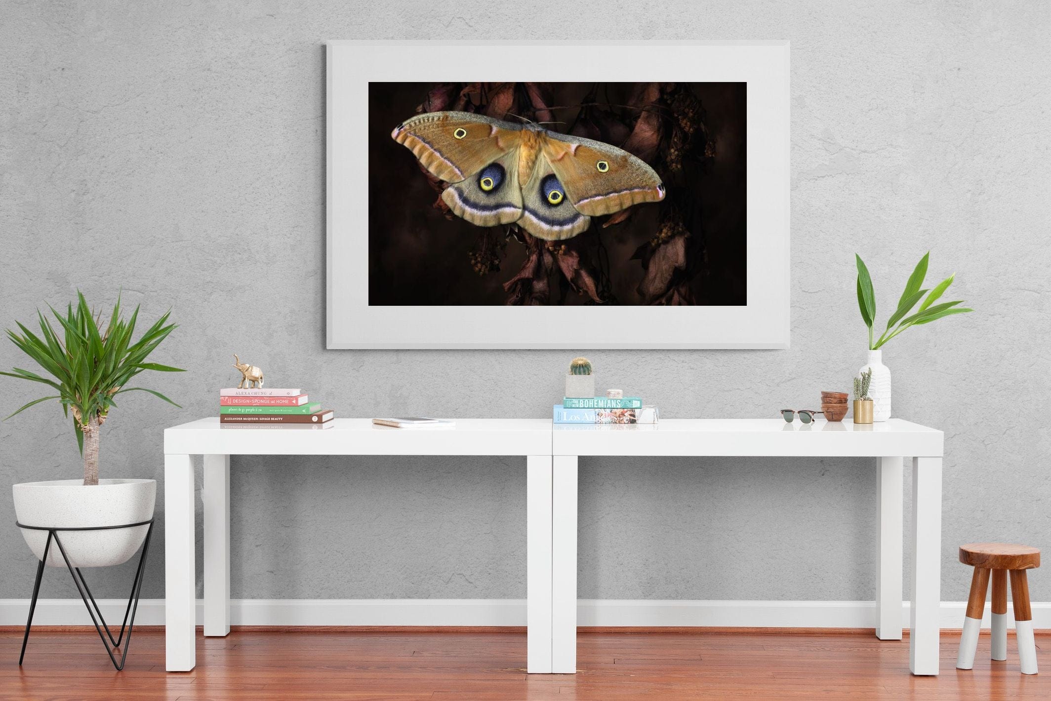 Polyphemus-Wall_Art-150 x 100cm-Framed Print-White-Pixalot