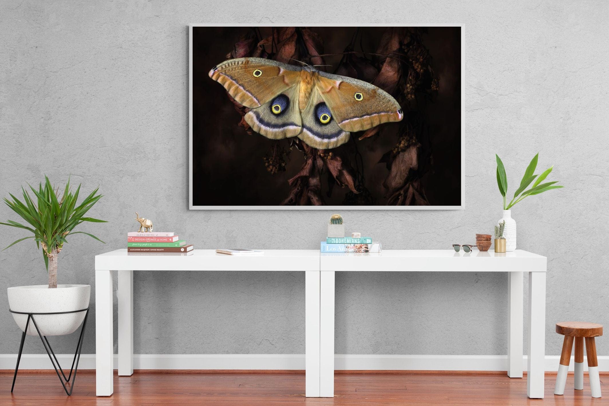 Polyphemus-Wall_Art-150 x 100cm-Mounted Canvas-White-Pixalot