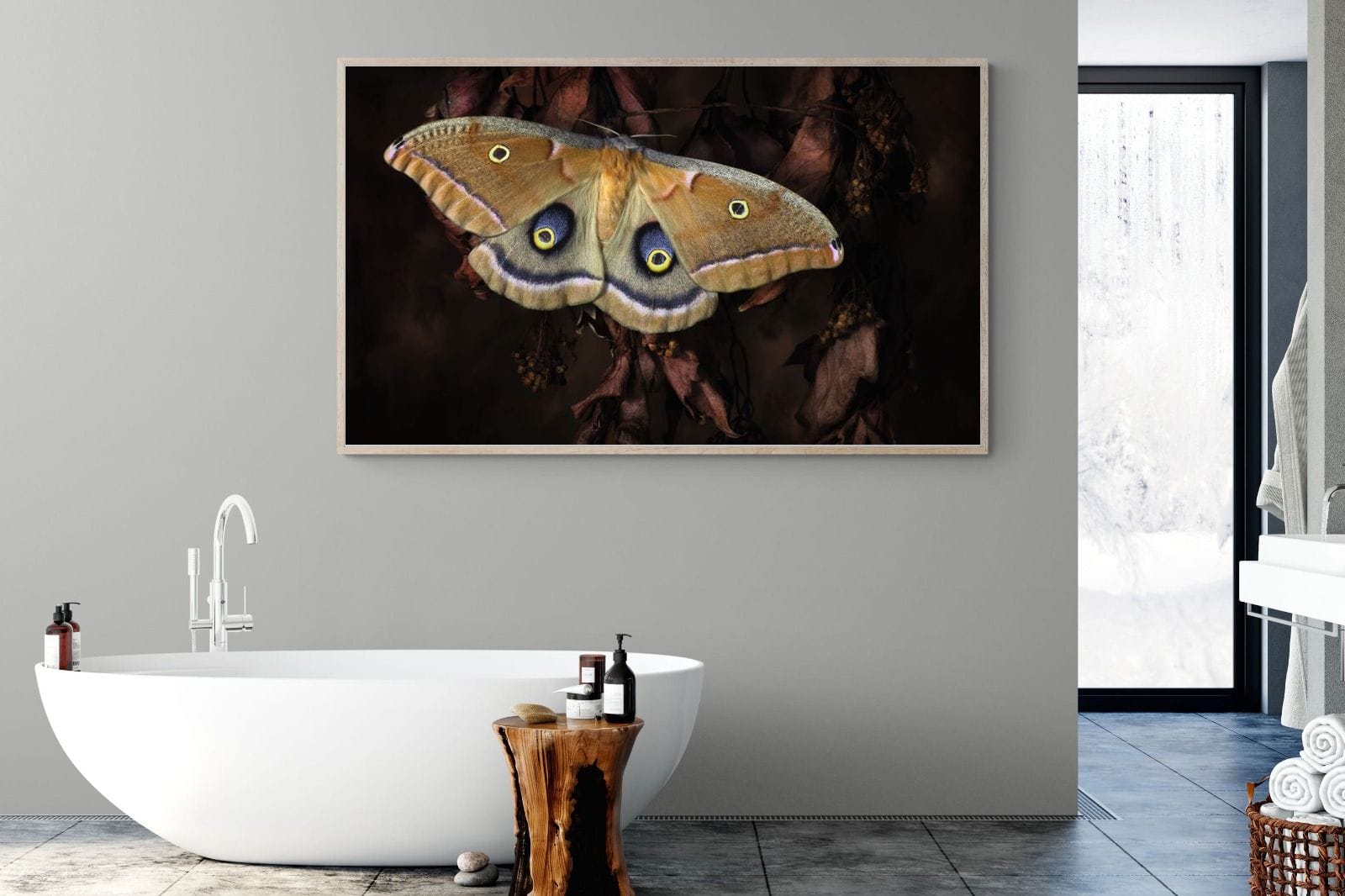 Polyphemus-Wall_Art-180 x 110cm-Mounted Canvas-Wood-Pixalot