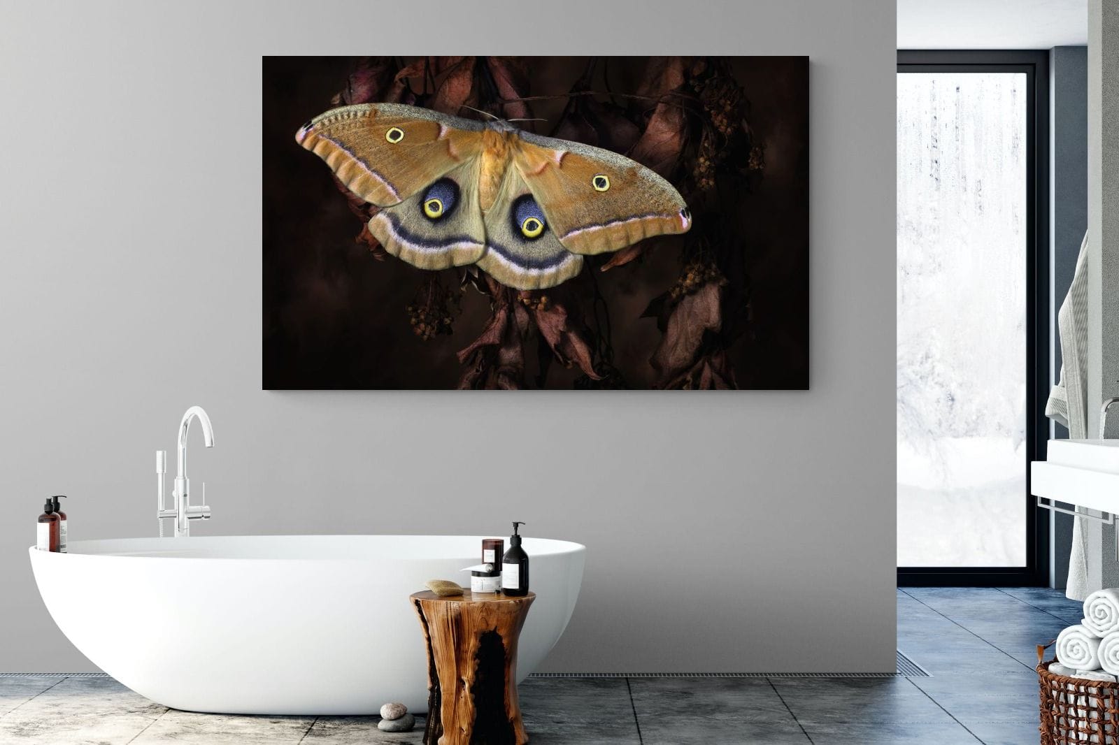 Polyphemus-Wall_Art-180 x 110cm-Mounted Canvas-No Frame-Pixalot