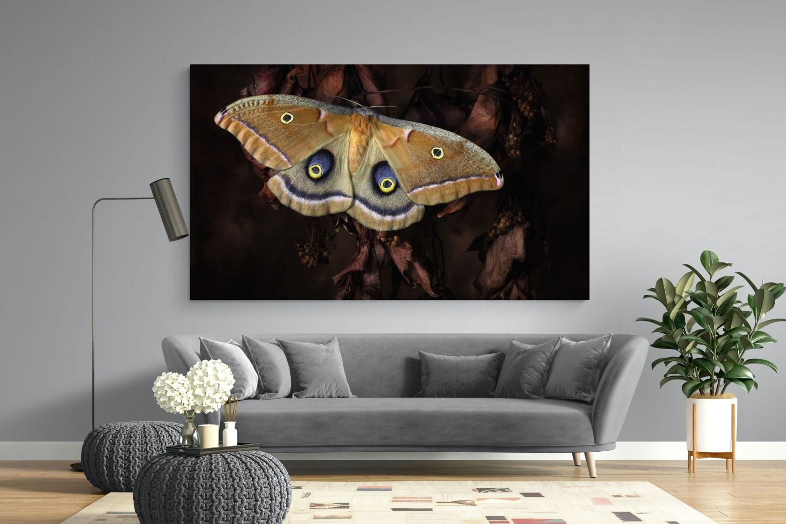 Polyphemus-Wall_Art-220 x 130cm-Mounted Canvas-No Frame-Pixalot