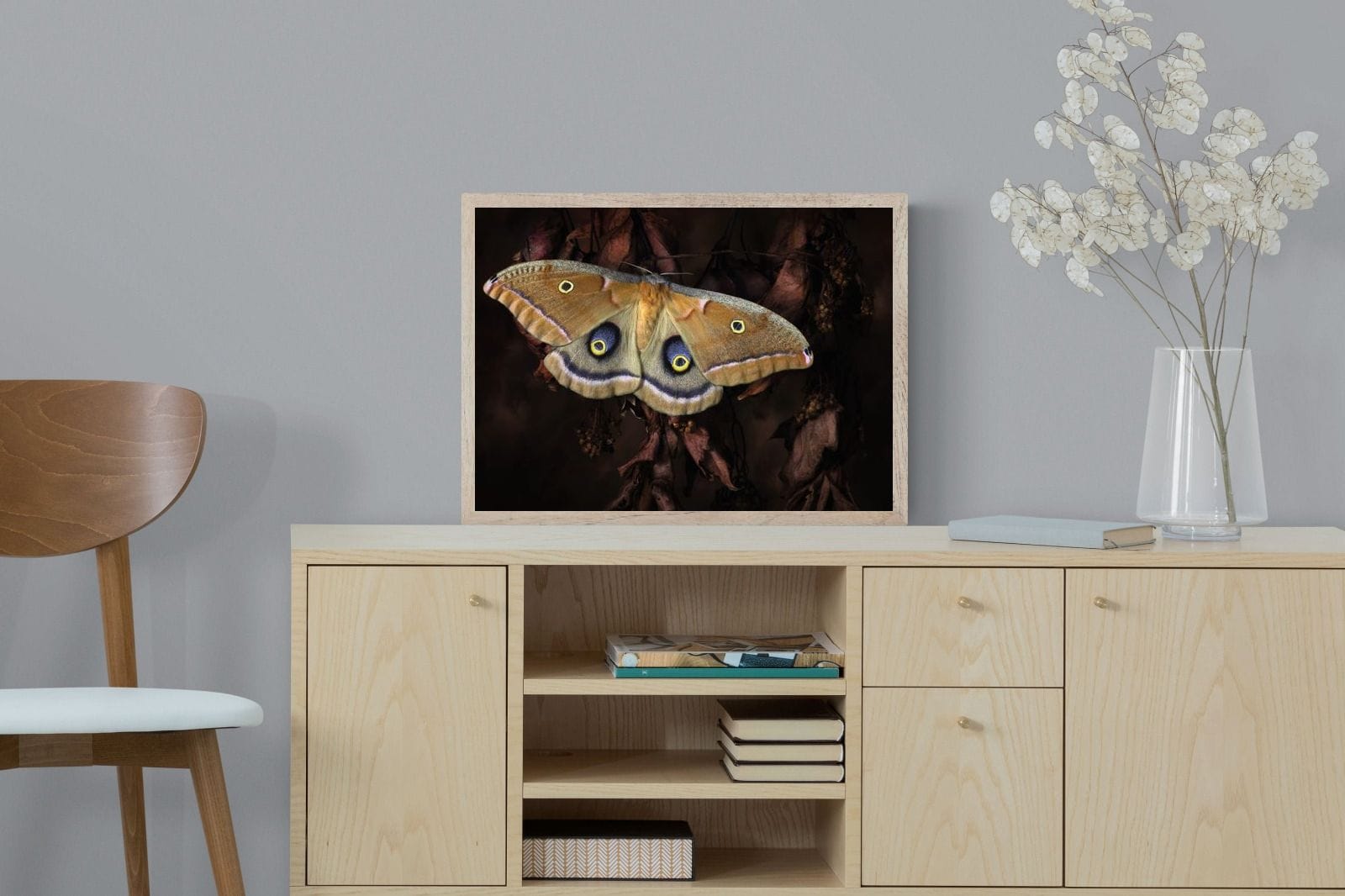 Polyphemus-Wall_Art-60 x 45cm-Mounted Canvas-Wood-Pixalot