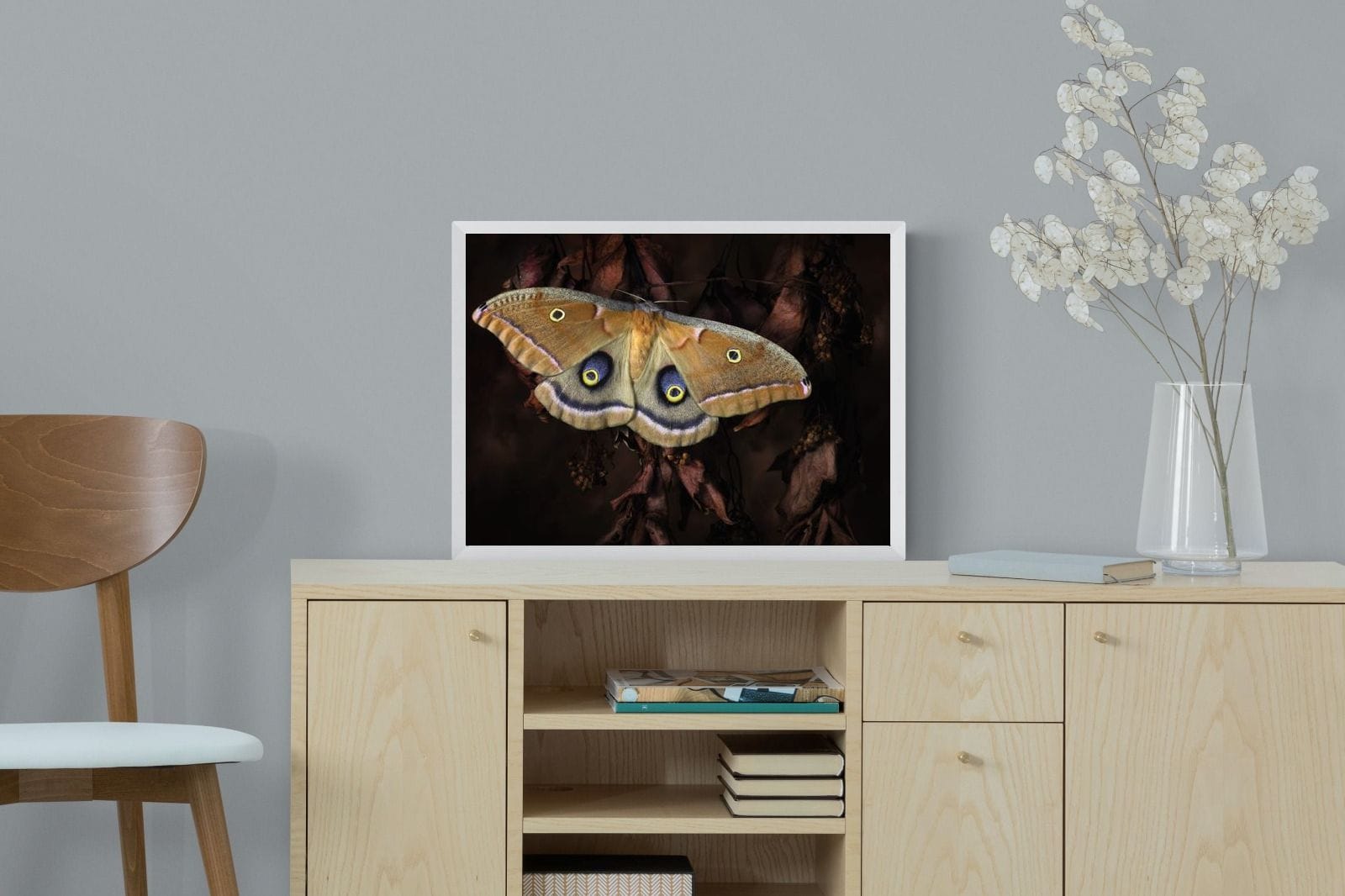 Polyphemus-Wall_Art-60 x 45cm-Mounted Canvas-White-Pixalot