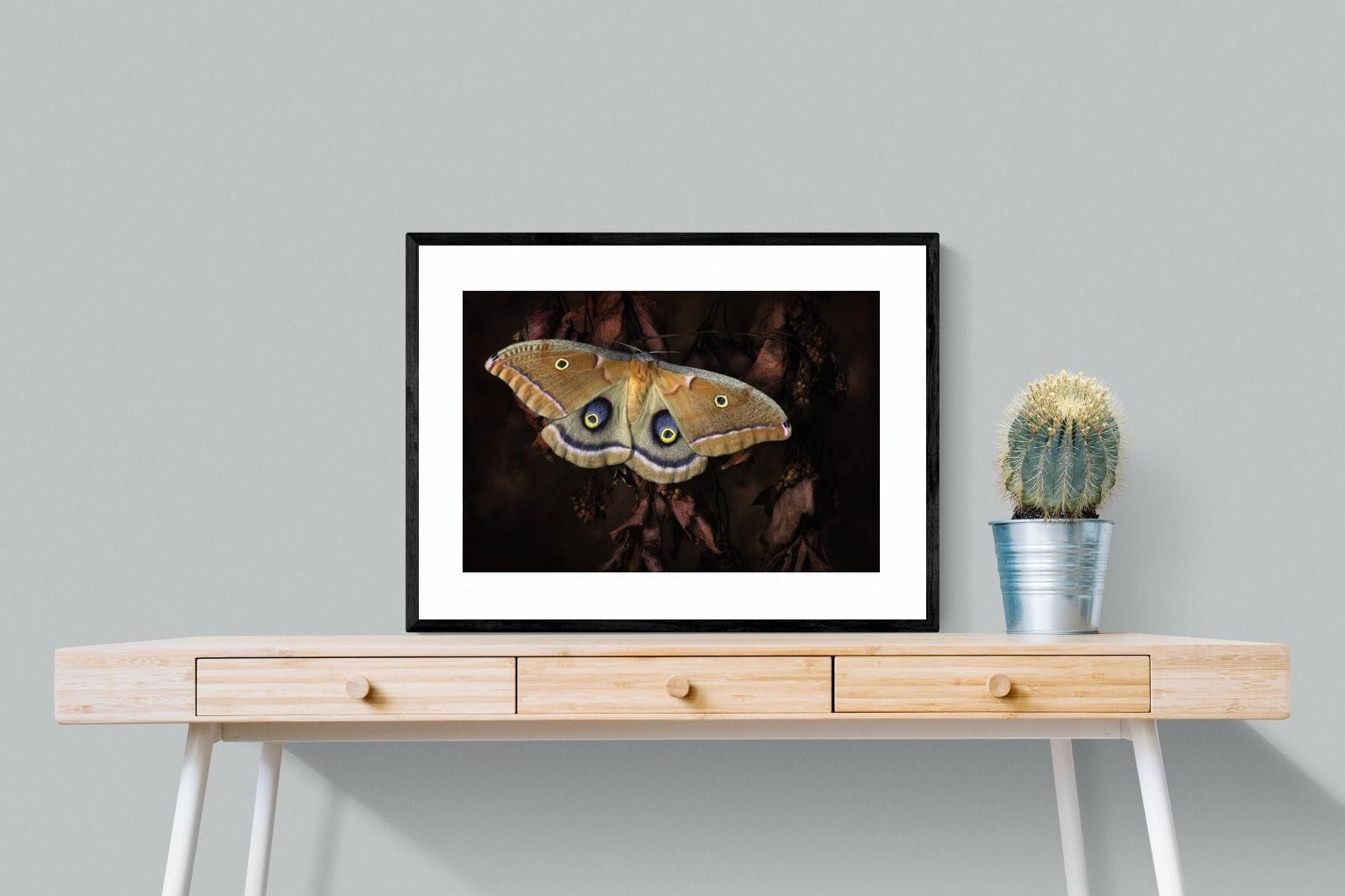 Polyphemus-Wall_Art-80 x 60cm-Framed Print-Black-Pixalot