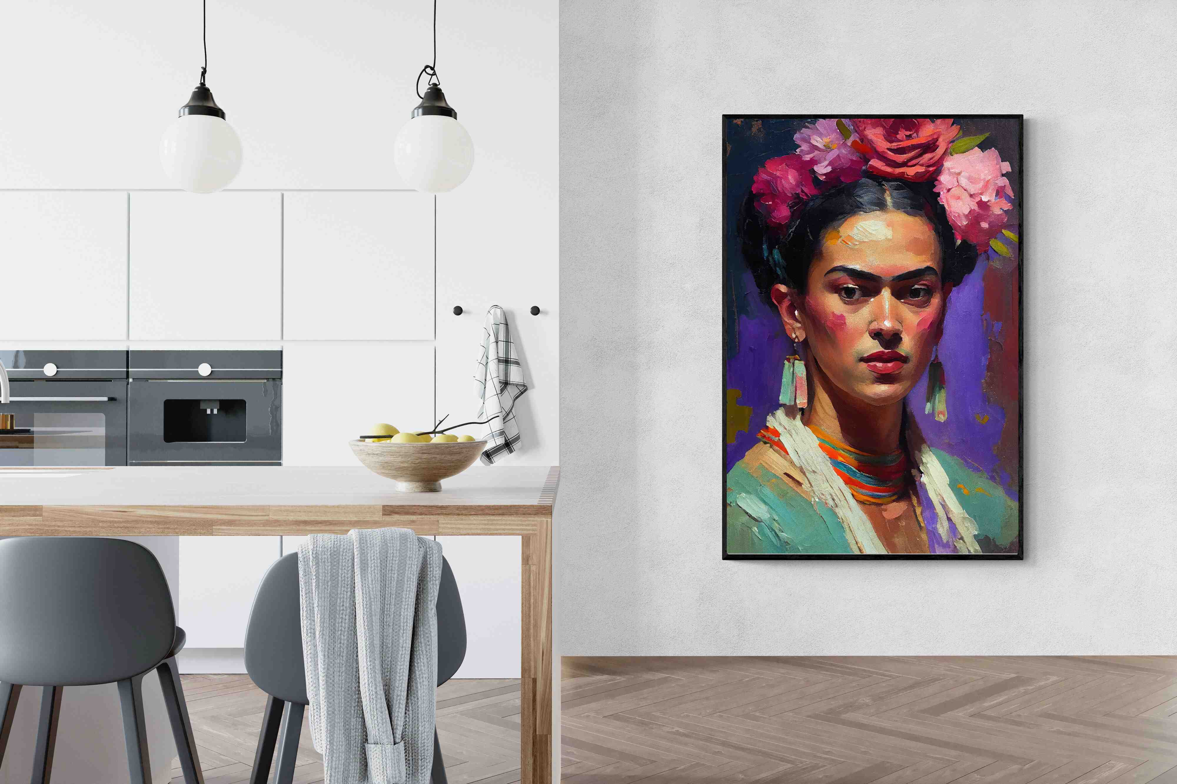 Pixalot Portrait of Frida