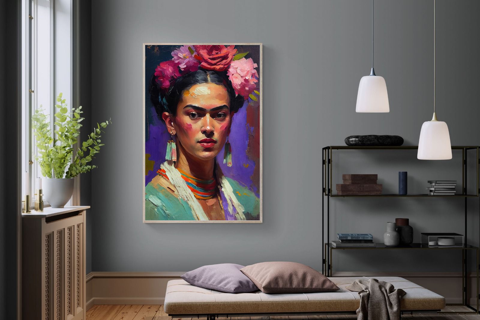 Pixalot Portrait of Frida