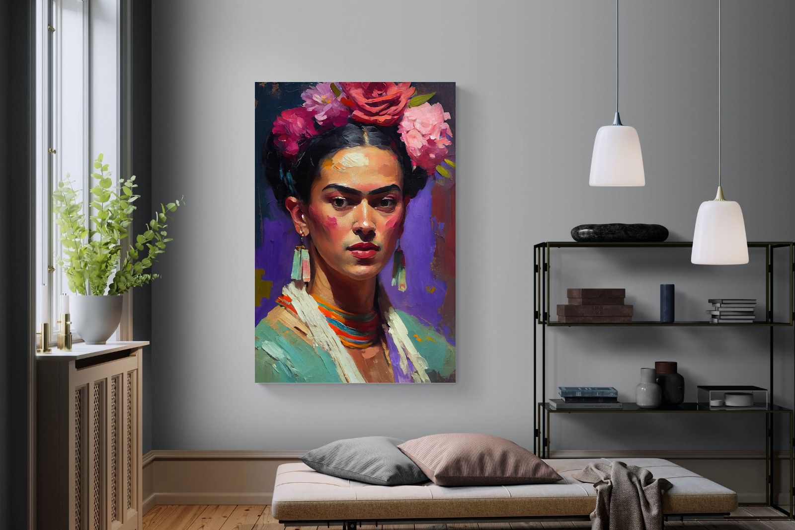 Pixalot Portrait of Frida