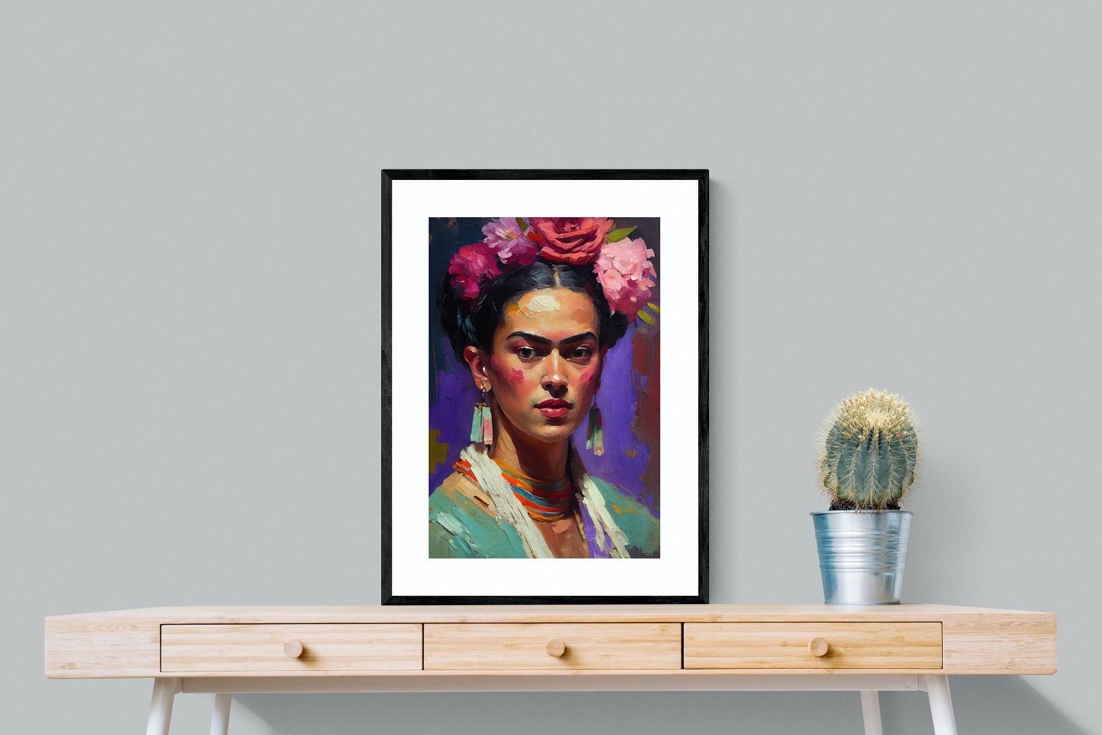 Pixalot Portrait of Frida