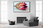 Protea Still Life-Wall_Art-150 x 100cm-Mounted Canvas-Black-Pixalot