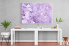 Purple Marble-Wall_Art-150 x 100cm-Mounted Canvas-White-Pixalot