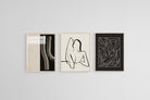 Reclined Set-Wall_Art-45 x 60cm (x3)-Mounted Canvas-Wood-Pixalot