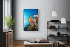 Reef-Wall_Art-100 x 150cm-Mounted Canvas-Black-Pixalot