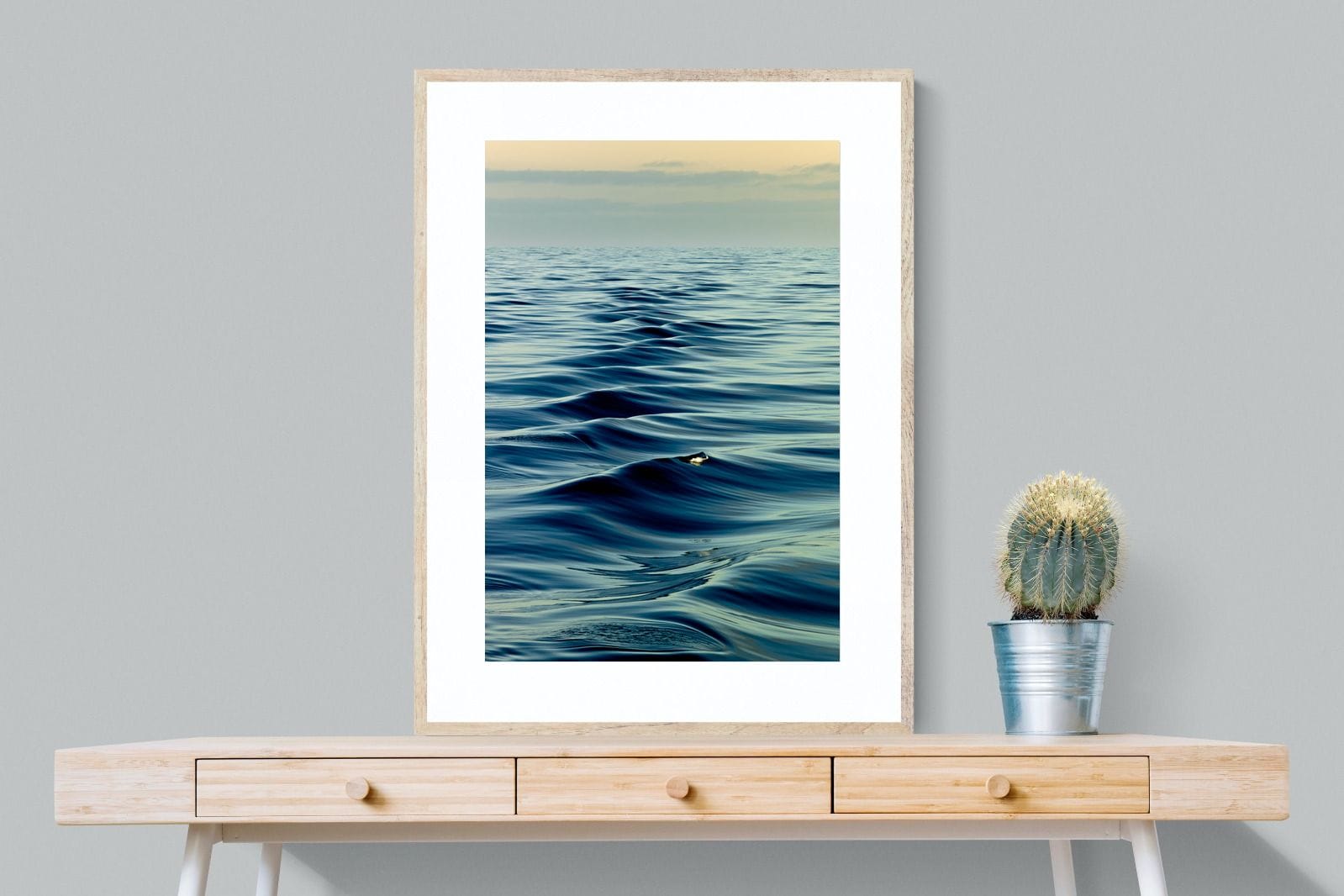 Ripples-Wall_Art-75 x 100cm-Framed Print-Wood-Pixalot