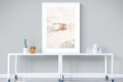 Sand Shell-Wall_Art-90 x 120cm-Framed Print-White-Pixalot