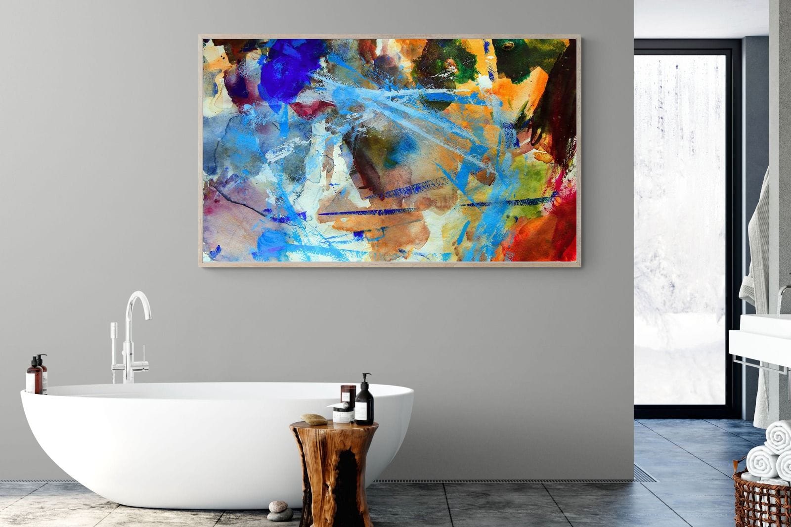 Scribe-Wall_Art-180 x 110cm-Mounted Canvas-Wood-Pixalot