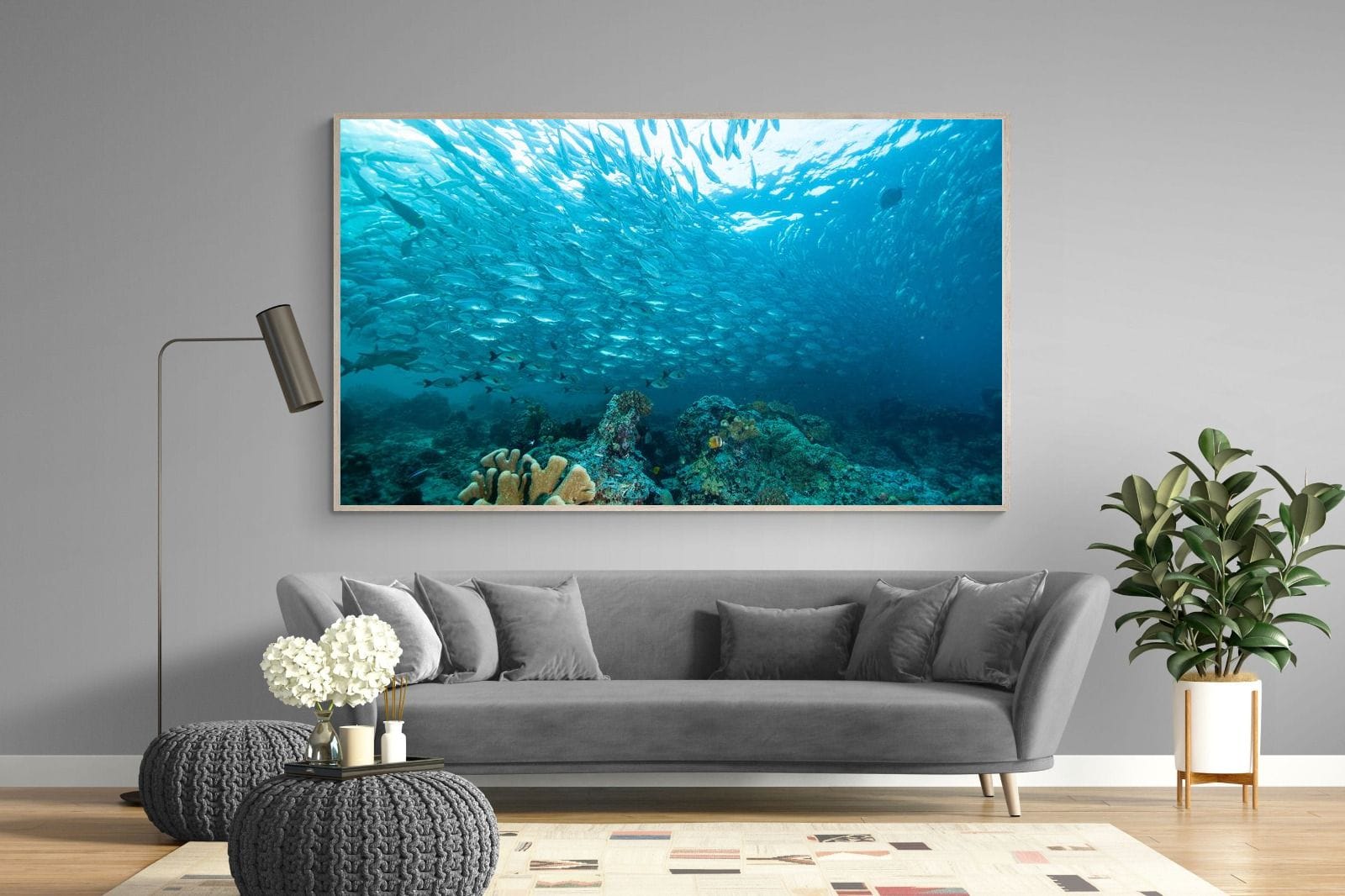 Seabed-Wall_Art-220 x 130cm-Mounted Canvas-Wood-Pixalot