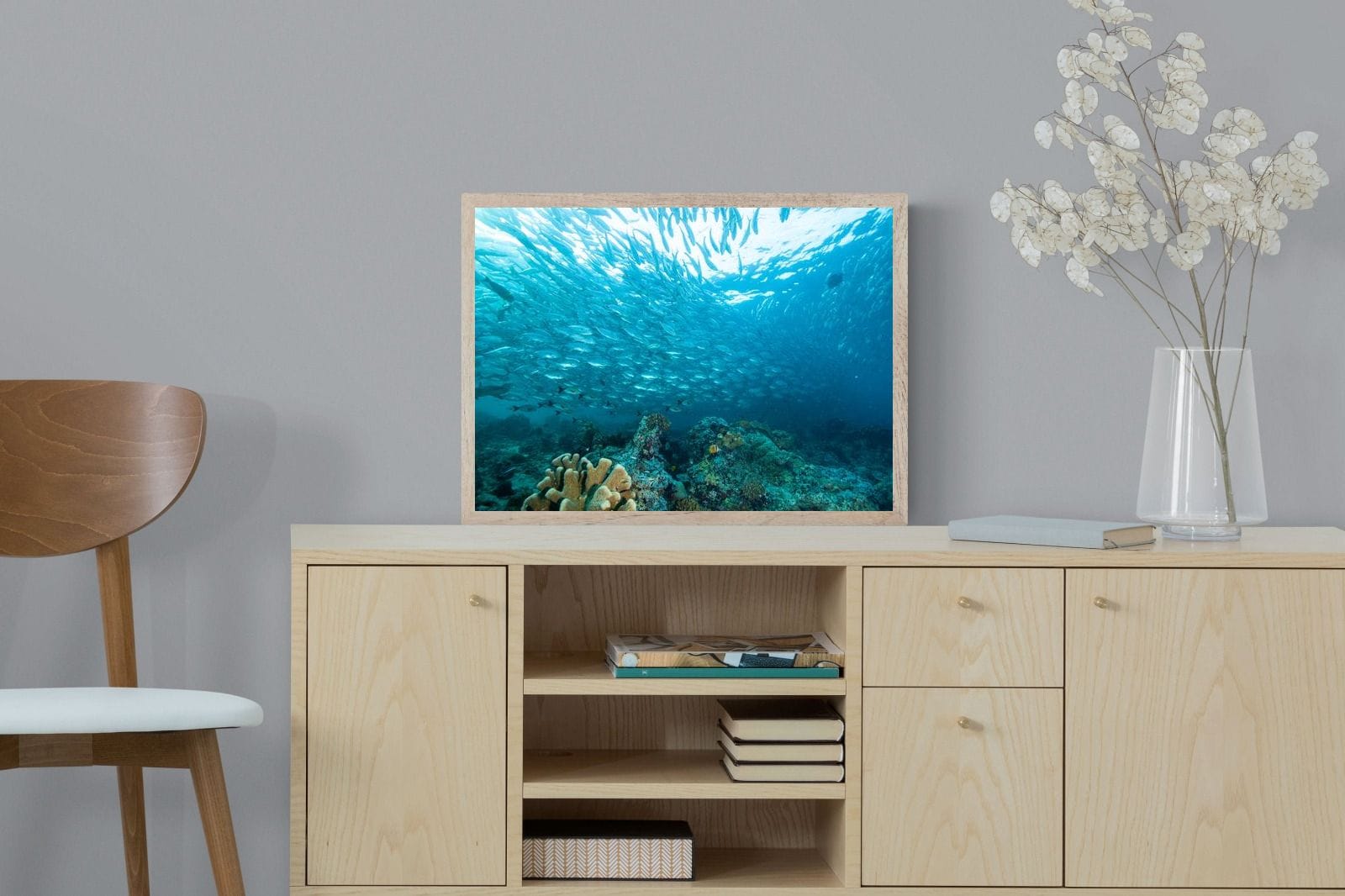 Seabed-Wall_Art-60 x 45cm-Mounted Canvas-Wood-Pixalot