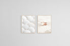 Seashell Set-Wall_Art-45 x 60cm (x2)-Mounted Canvas-Wood-Pixalot