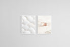 Seashell Set-Wall_Art-45 x 60cm (x2)-Mounted Canvas-White-Pixalot