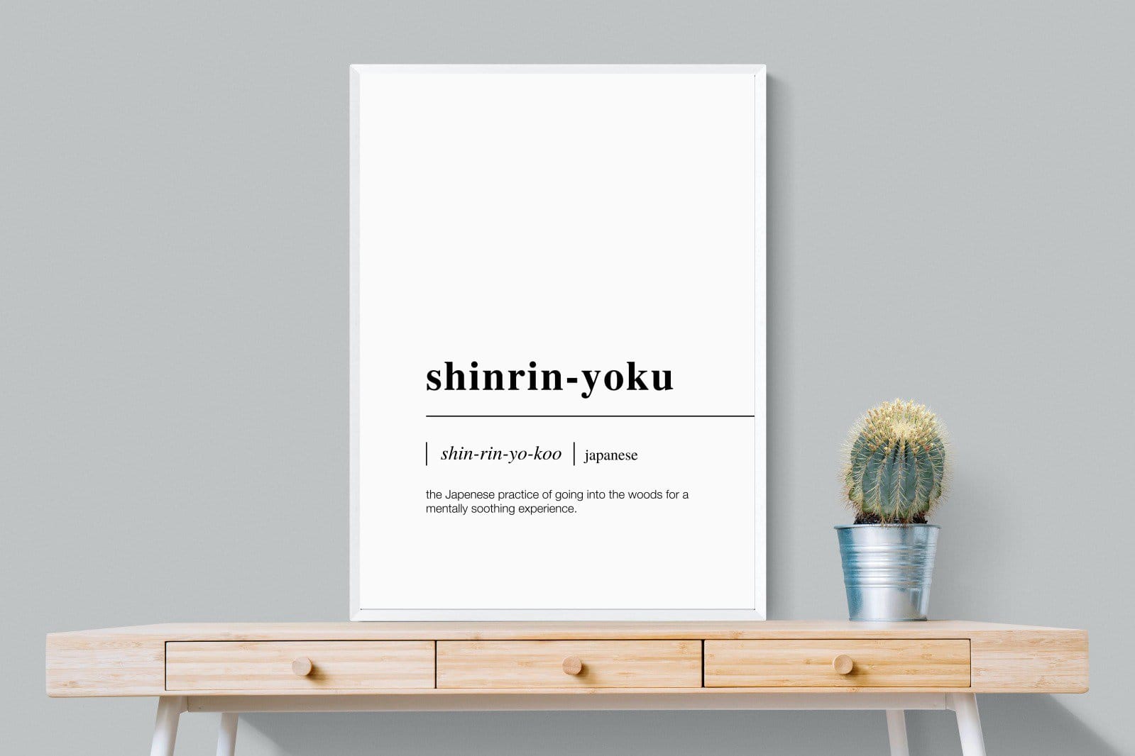 Shinrin-Yoku-Wall_Art-75 x 100cm-Mounted Canvas-White-Pixalot